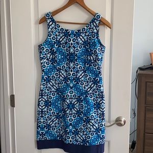 Blue toned dress